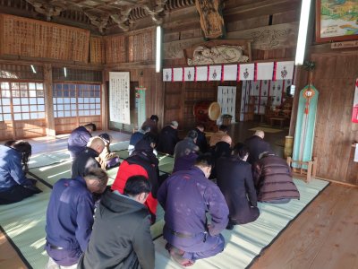 安全祈願祭の様子